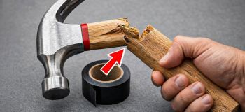 نحوه تعمیر دسته شکسته چکش با چسب برق بدون نیاز به تعویض
