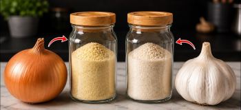 طرز تهیه پودر سیر و پیاز خانگی بدون دخالت دست و بدون کثیف کاری
