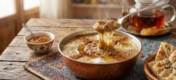 طرز تهیه حلیم اصیل و کشدار خانگی با بلغور گندم و گوشت گوساله