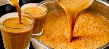 طرز تهیه چای کرک غلیظ و خامه ای به روش سریع و ساده