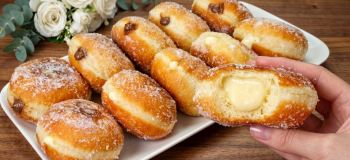 طرز تهیه پیراشکی کرم دار خانگی در تابه ؛ راز پیراشکی های پنبه ای و پرفروش