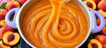 طرز تهیه پاستیل شلیل و هلو فوری بدون فر با نشاسته ذرت