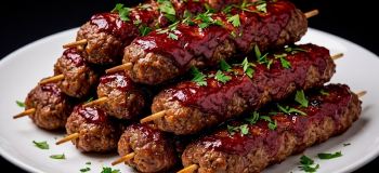 طرز تهیه ۵۰ عدد کباب کوبیده با ۴۰۰ گرم گوشت چرخکرده بدون نیاز به زغال و منقل