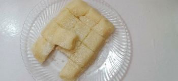 طرز تهیه حلوی آرد برنج مازندرانی (حلوای سفید) با کمترین مواد