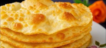 طرز تهیه ۳۰ عدد نان لواش با آرد و آب در تابه بدون نیاز به خمیر مایه