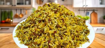 طرز تهیه قارچ پلو مجلسی خوشمزه و رستورانی