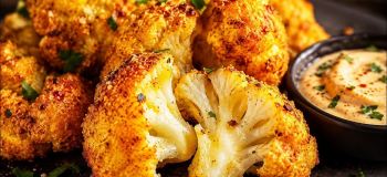 طرز تهیه گل کلم سوخاری شام سریع و خوشمزه
