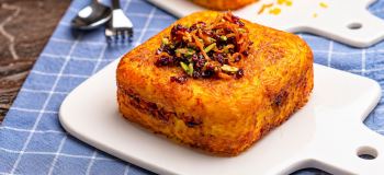 طرز تهیه ته چین گوشت و هویج مجلسی و قالبی