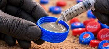 آموزش ساخت میز قهوه خوری با درب بطری پلاستیکی و سیمان