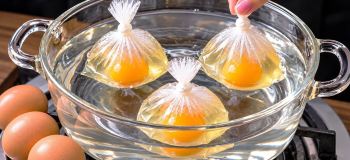روشی ساده و سریع برای تهیه تخم مرغ عسلی در آب بدون روغن