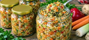 طرز تهیه ترشی مخلوط با سبزیجات خانگی در شیشه بدون پخت