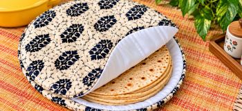 آموزش دوخت کاور نان پارچه ای بدون چرخ خیاطی و بدون الگو