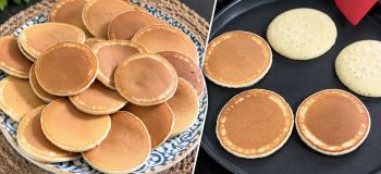 طرز تهیه پنکیک پفکی و ابری صبحانه با پیمانه های دقیق
