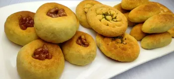 طرز تهیه نان خرمایی اصل کرمانشاه فوق العاده نرم به سبک کارگاههای این شهر در چندین شکل با تمام نکات