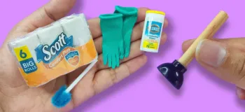 چگونه لوازم نظافت مینیاتوری بسازیم؟ ۵ ایده خلاقانه برای شما