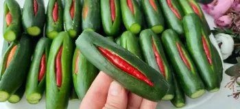 روش متفاوت تهیه خیارشور آسان و خوشمزه