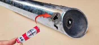 ایده جالب جوشکاری با استفاده از باتری ۱.۵ ولتی