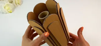 زیباترین ایده ها با مقوا و مواد بازیافتی