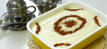 طرز تهیه دسر کرم برنجی ساده و خوشمزه