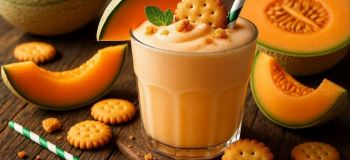 طرز تهیه نوشیدنی گوارای تابستانی با طالبی و بیسکوییت / خوشمزه و آسان