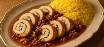 طرز تهیه رولت مرغ مجلسی / خوشمزه و خاص با مواد ساده