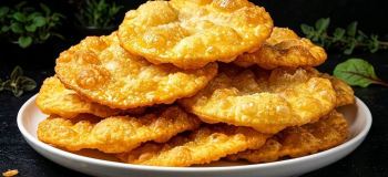 طرز تهیه نان فطیر (پفک) با آب پرتقال؛ یک شیرینی ساده و خوشمزه در ۵ دقیقه!