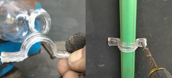 با بطری پلاستیکی، بست لوله درست کن! حتی بدون ابزار حرفه ای