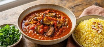طرز تهیه قیمه توماتیز کردی؛ یه خورشت متفاوت و خوشمزه با بادمجان