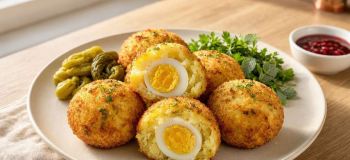 طرز تهیه نرگسی سیب زمینی؛ سوخاری و خوشمزه
