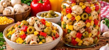 طرز تهیه ترشی قارچ رستورانی در خانه؛ ساده، خوشمزه و پرطرفدار