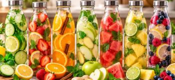 ۷ مدل آب طعم دار خوشمزه برای رژیم لاغری؛ بدون شکر و کم کالری!