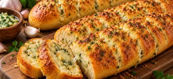 طرز تهیه نان سیر رستورانی با بافت نرم و پفکی؛ خوشمزه تر از بیرون!