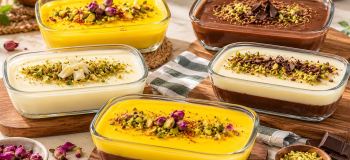 طرز تهیه ۵ مدل دسر مشکوفی با شیر و نشاسته؛ خوشمزه، اقتصادی و بدون فر