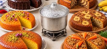 طرز تهیه ۶ مدل کیک خانگی با فر دست ساز / راحت و بی دردسر