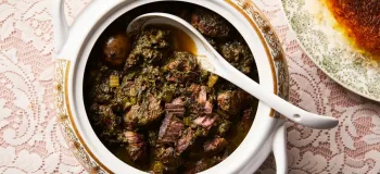 طرز تهیه خورش تره فرنگی مرحله به مرحله