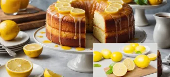 طرز تهیه کیک لیمو شیرین با چند روش