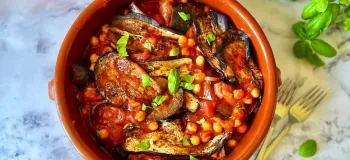طرز تهیه دو نوع خوراک بادمجان لبنانی