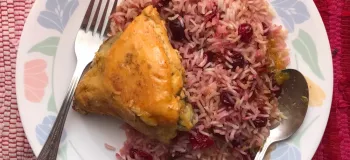 طرز تهیه آلبالو پلو ایرانی با مرغ