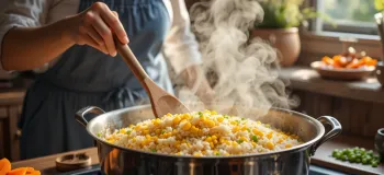 طرز تهیه ذرت پلو خوشمزه مرحله به مرحله در منزل