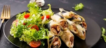 آموزش گام به گام جهت تهیه کرپ مرغ با سبزیجات