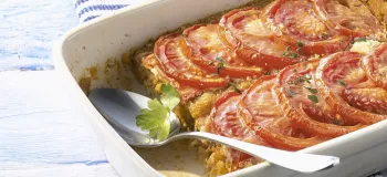 طرز تهیه گراتین گوجه فرنگی، یک غذای خوشمزه و سالم