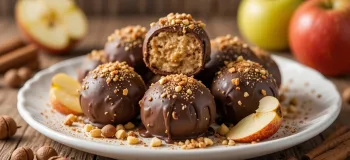 طرز تهیه ترافل سیب با بیسکوئیت، دسر خوشمزه و سالم