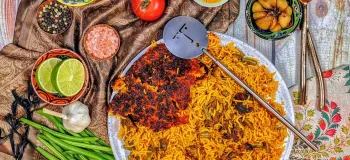 طرز تهیه لوبیا پلو دودی غذای سنتی ایرانی