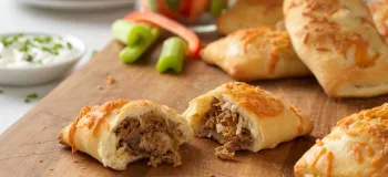 طرز تهیه پیراشکی رست بیف (میزان مواد لازم برای تهیه ۱۰ پیراشکی)