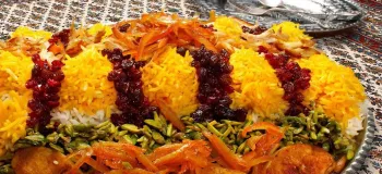 طرز تهیه شیرین پلو با مرغ حلزونی، یک غذای سنتی و مجلسی