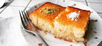 طرز تهیه ی کیک باقلوا نارگیلی یا کیک پوپک