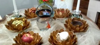 جذابترین ایده ساخت هفت سین دست ساز خانگی زیبا و شیک با وسایل ساده
