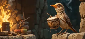 قصه گنجشک دنبک زن برای کودکان