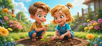 داستان آموزنده دانه ها می رویند برای کودکان