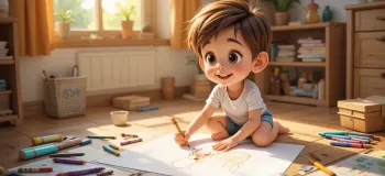 آموزش نقاشی آهو به روش ساده و مرحله ای